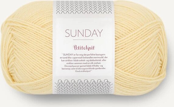 Sandnes Garn PetiteKnit DOUBLE SUNDAY 2114 Butter
