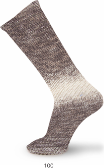 Katia Taimi socks 6-ply 100 Ruskea