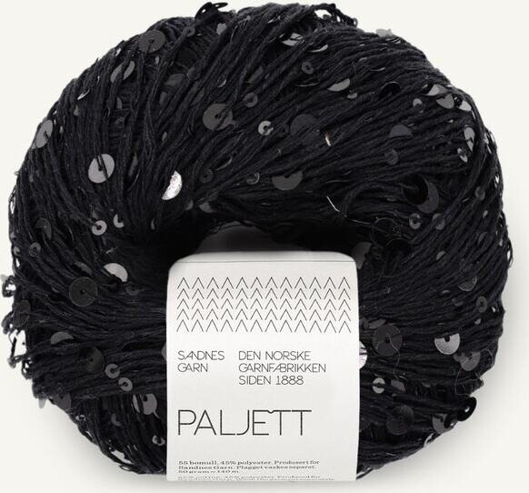 Sandnes Garn Paljett 1090 Black Tie Twinkle