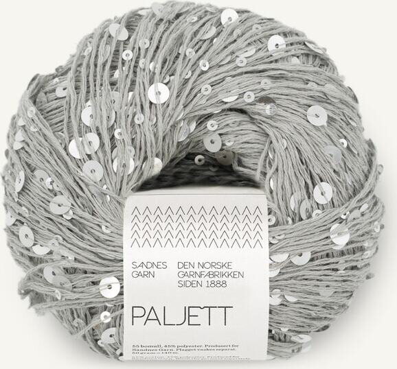 Sandnes Garn Paljett 1120 Silver Spoon