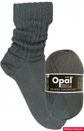 Opal 4-säikeinen sukkalanka 2020 lajitelmavärit 9936 teräksen grå