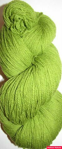 Aade Lõng Vironvilla 8/2 vyyhti yksivärinen Light Green n. 250g