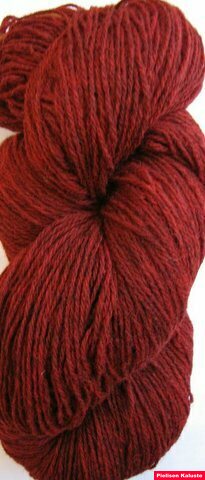 Aade Lõng Vironvilla 8/2 vyyhti yksivärinen Dark Red n. 250g