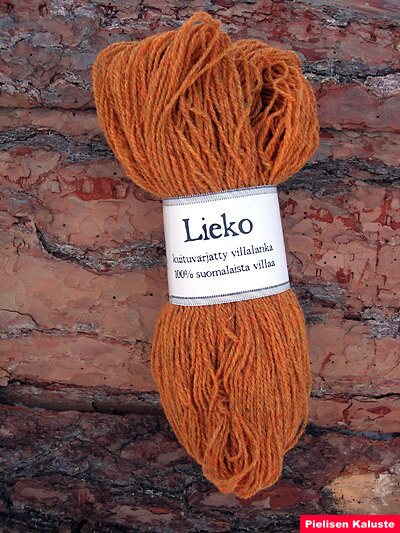 Kehrätär Lieko-villalanka 420 oranssinkeltainen