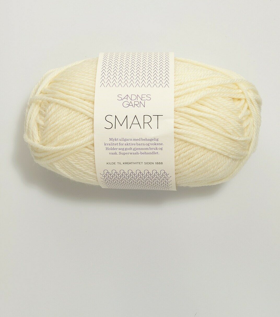 Sandnes Garn Smart 1002 Luonnonvalkoinen