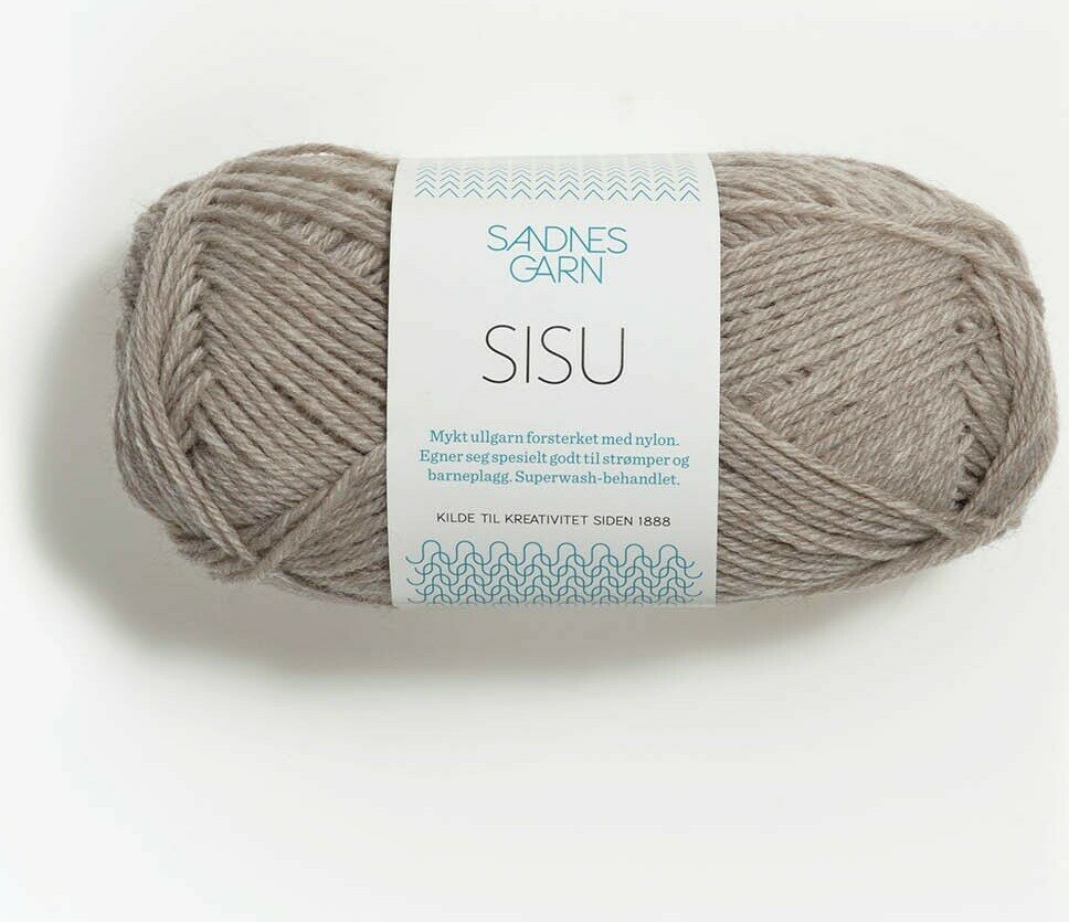 Sandnes Garn sisu 2650 vaalea beige meleerattu