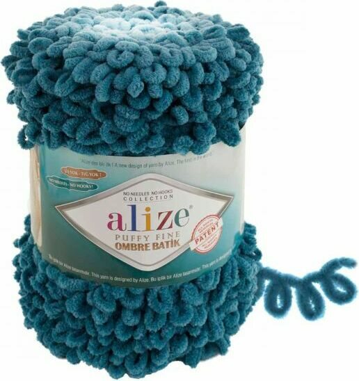Alize Puffy Fine Ombre Batik 7263 merensininen