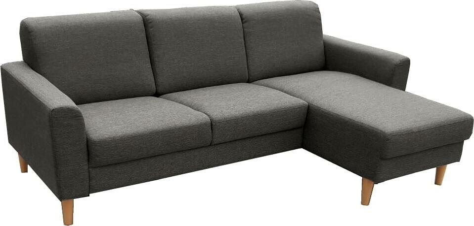 Huonekalukeidas-mallisto Hovi Divaanisohva, Sakura-kankaalla 991 Tumman Harmaa