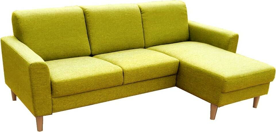 Huonekalukeidas-mallisto Hovi Divaanisohva, Sakura-kankaalla 025 Keltainen