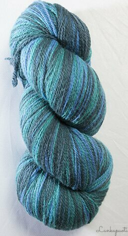 Aade Lõng Vironvilla 8/2 vyyhti monivärinen Aqua n. 200g