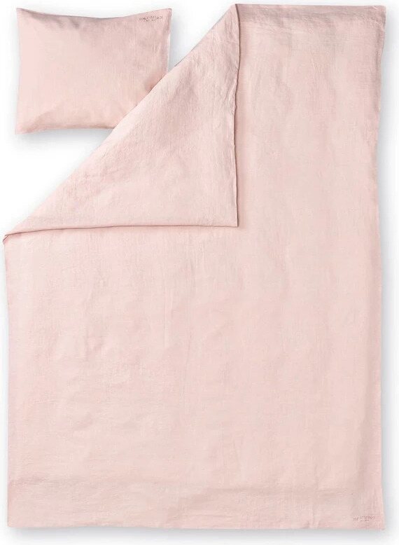 Finlayson Lino pellavapussilakanasetti 150x210+50x60cm Roosa