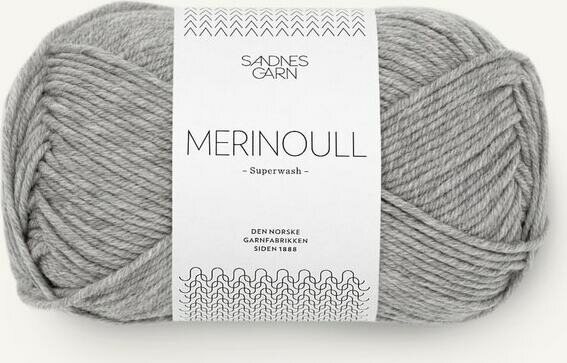 Sandnes Garn Merinoull 1042 harmaameleerattu