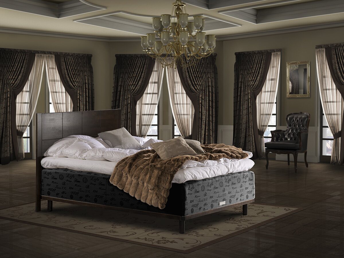 Uneni Diamond -runkosänky 90x200cm. Ilman sijauspatjaa. Annala Kame 100 Musta