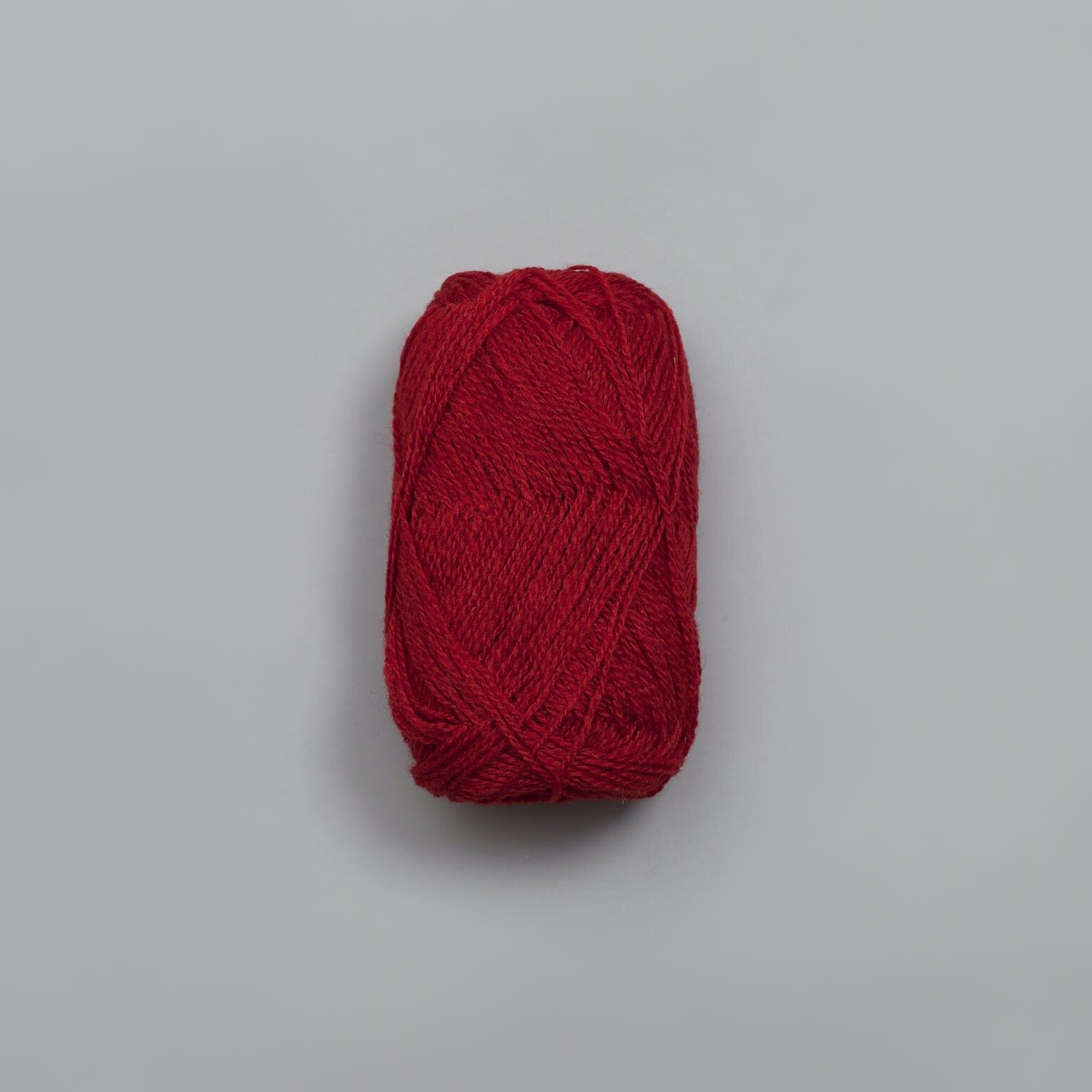 Rauma Garn Finull 435 Mørk rød