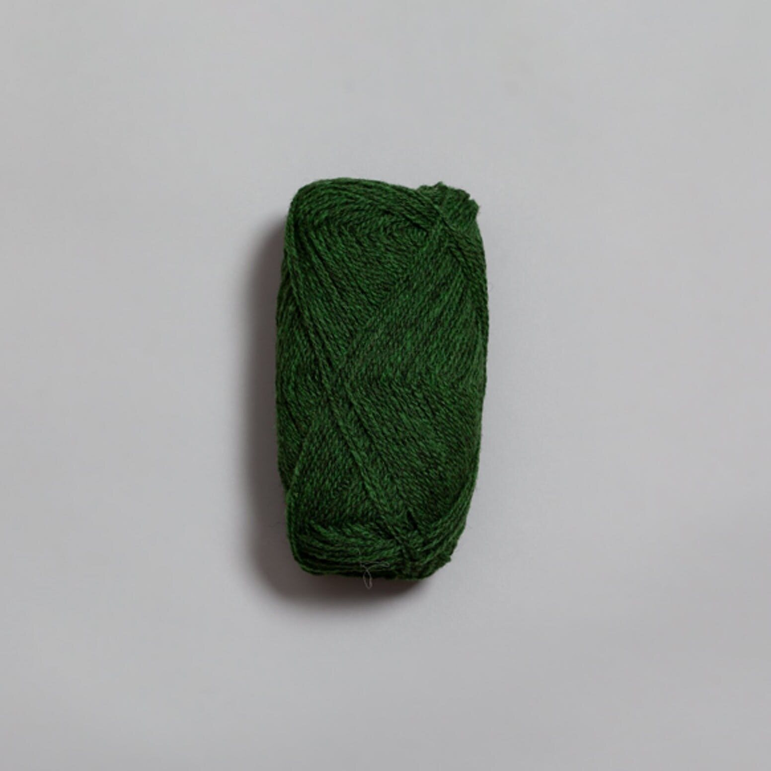 Rauma Garn Finull 4122 Mørk grønn melert