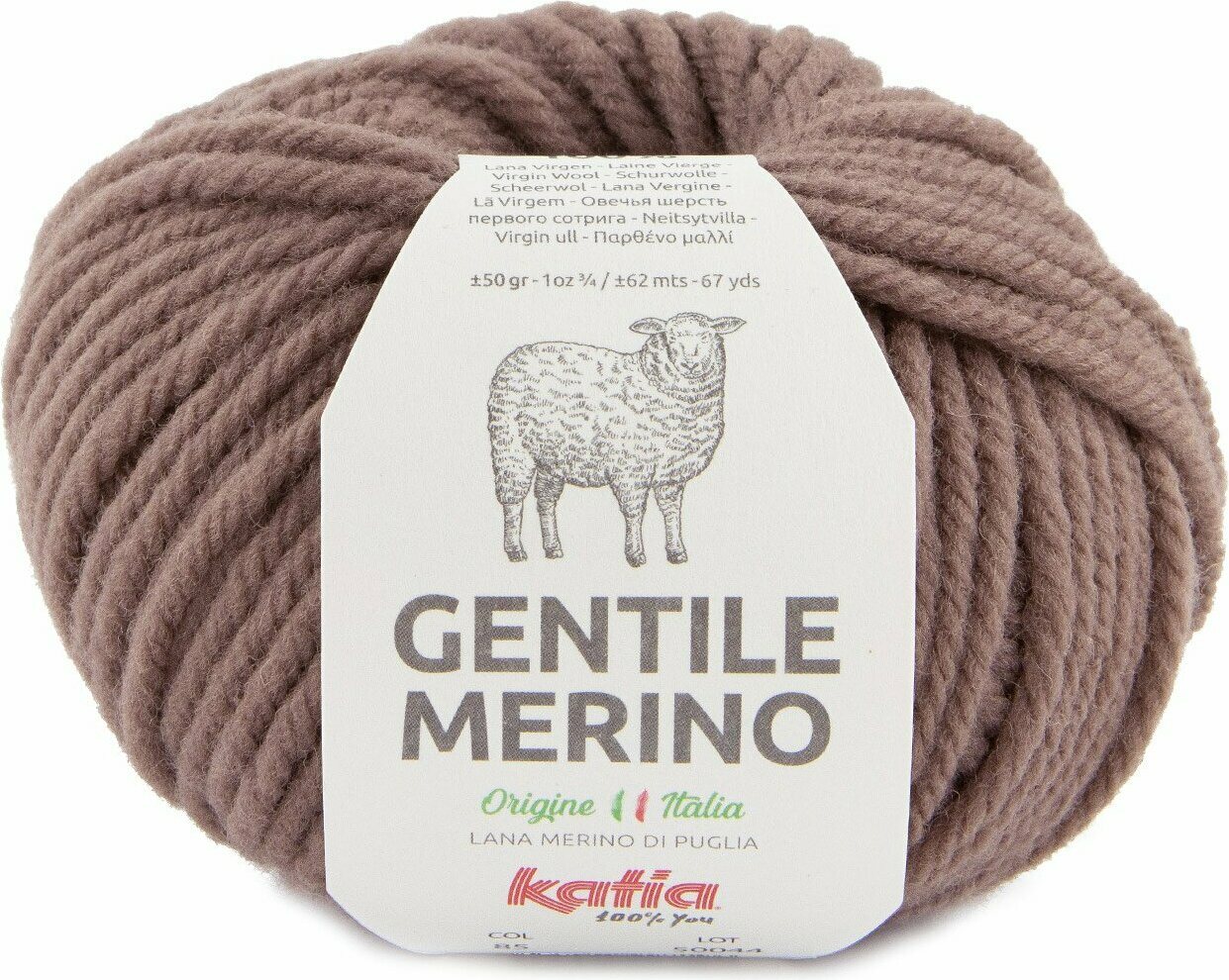 Katia Gentile Merino 85 - Red brown
