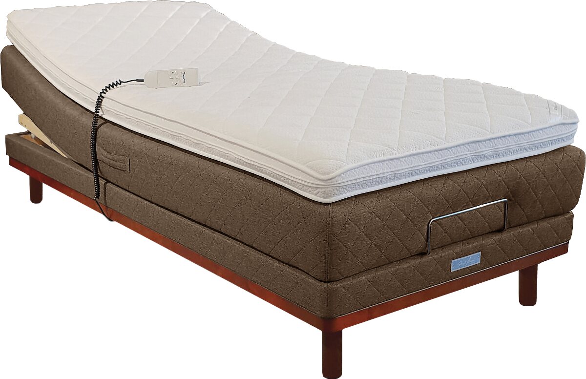 Uneni Family Gold- moottorisänky 80x200cm Husky vaalean ruskea 5