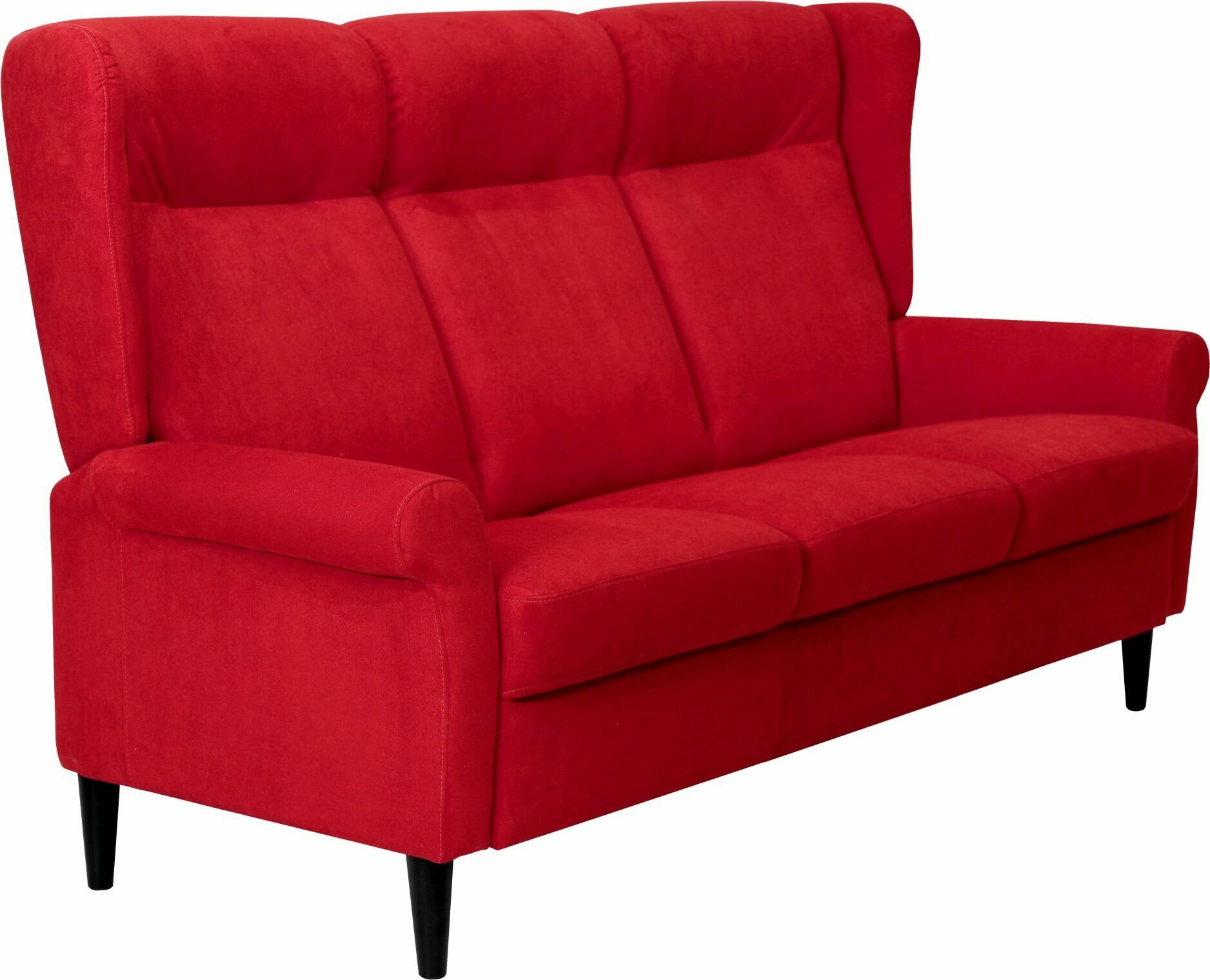 Huonekalukeidas-mallisto Madeleine 3-istuttava sohva Luxor 45 Punainen