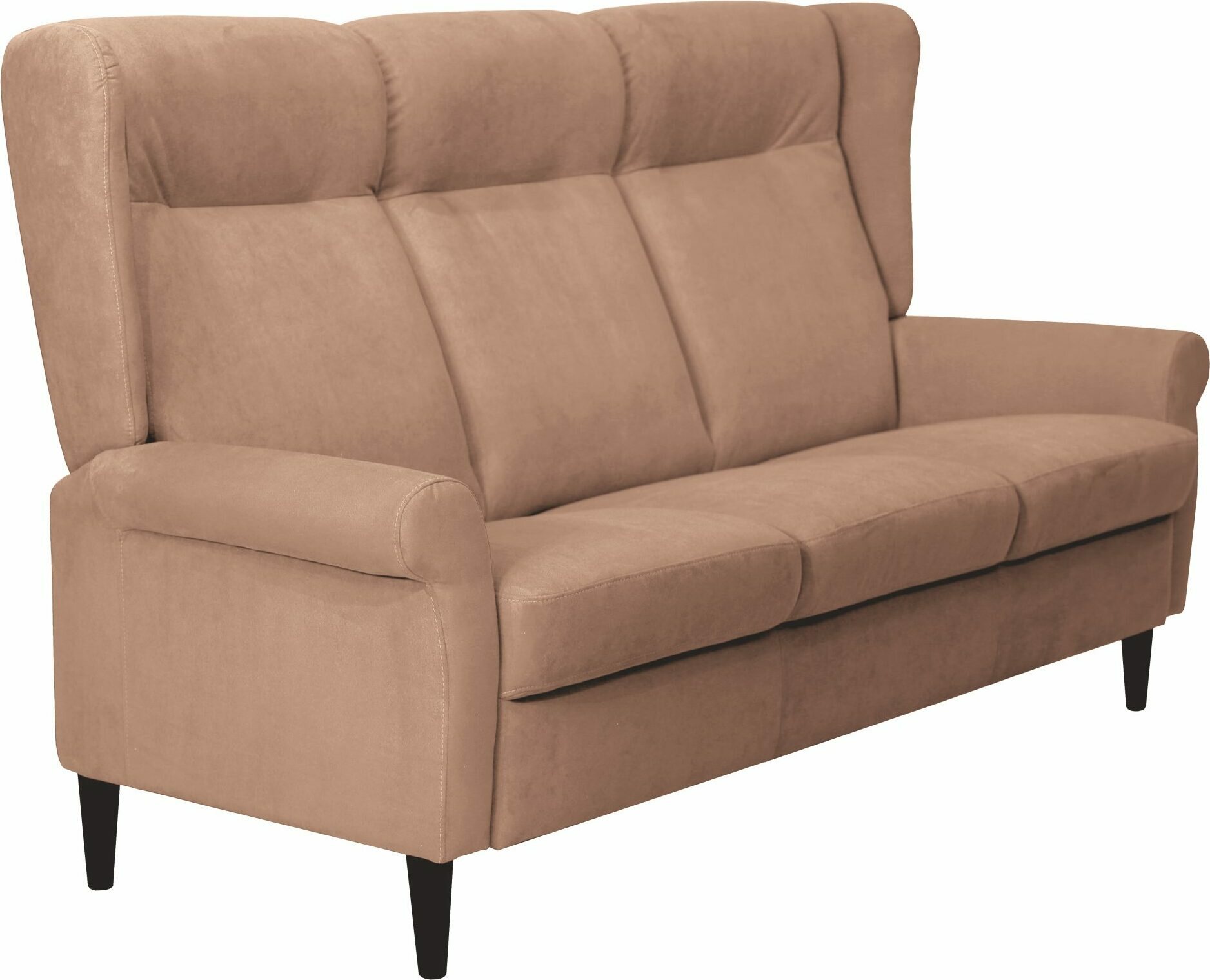 Huonekalukeidas-mallisto Madeleine 3-istuttava sohva Luxor Vanha Roosa 30