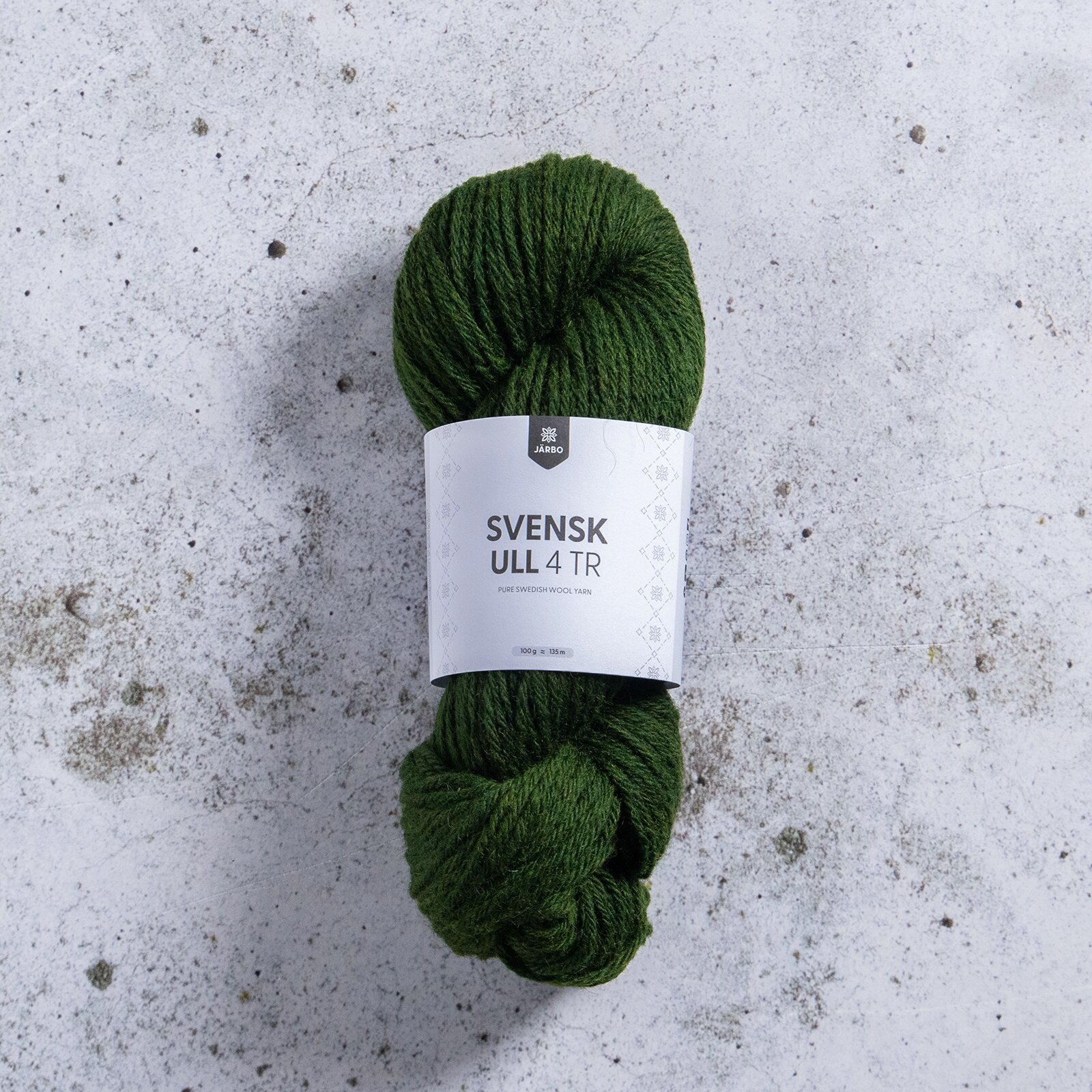 Järbo Garn Svensk Ull 4-säikeinen 59108 pine tree green