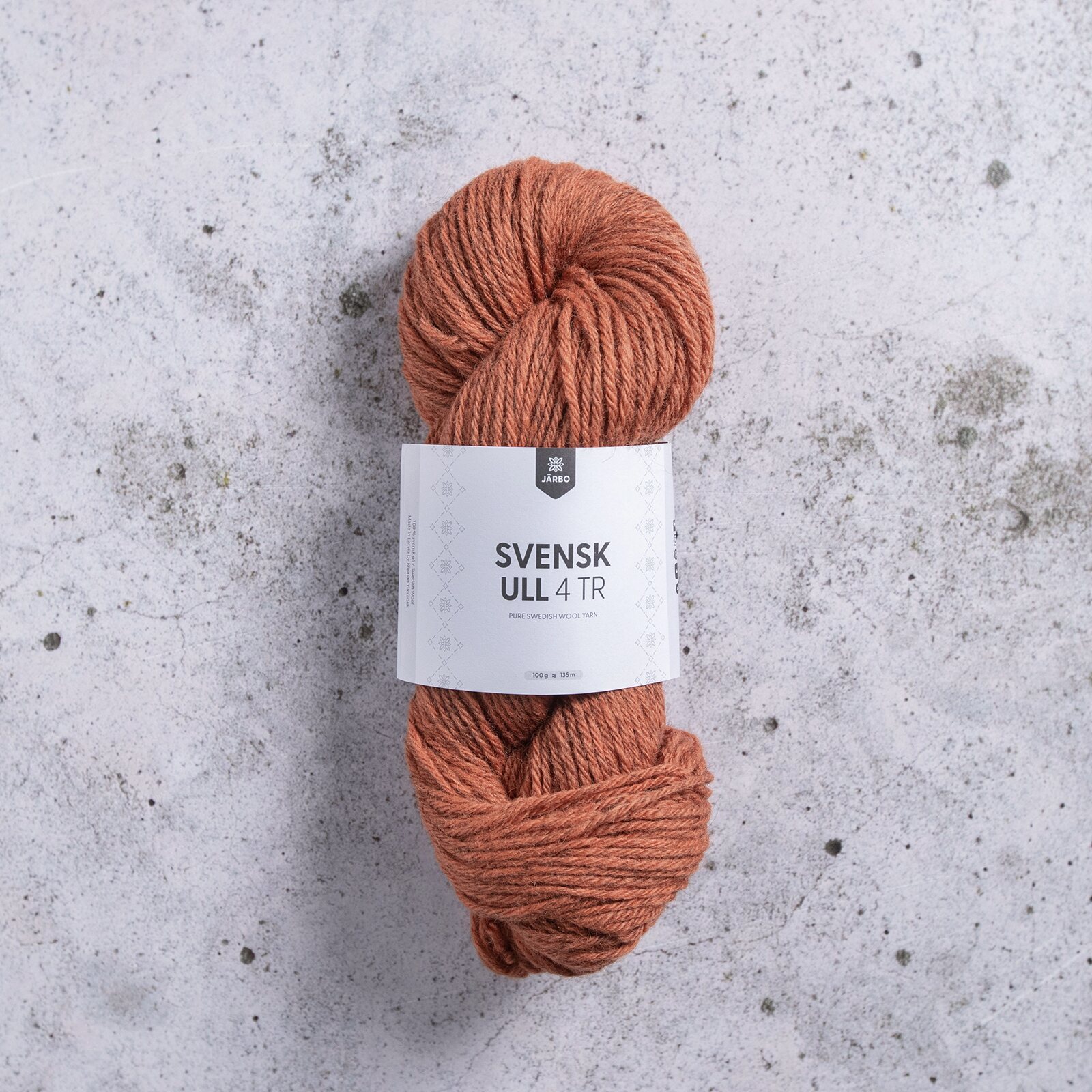 Järbo Garn Svensk Ull 4-säikeinen 59116 copper mine