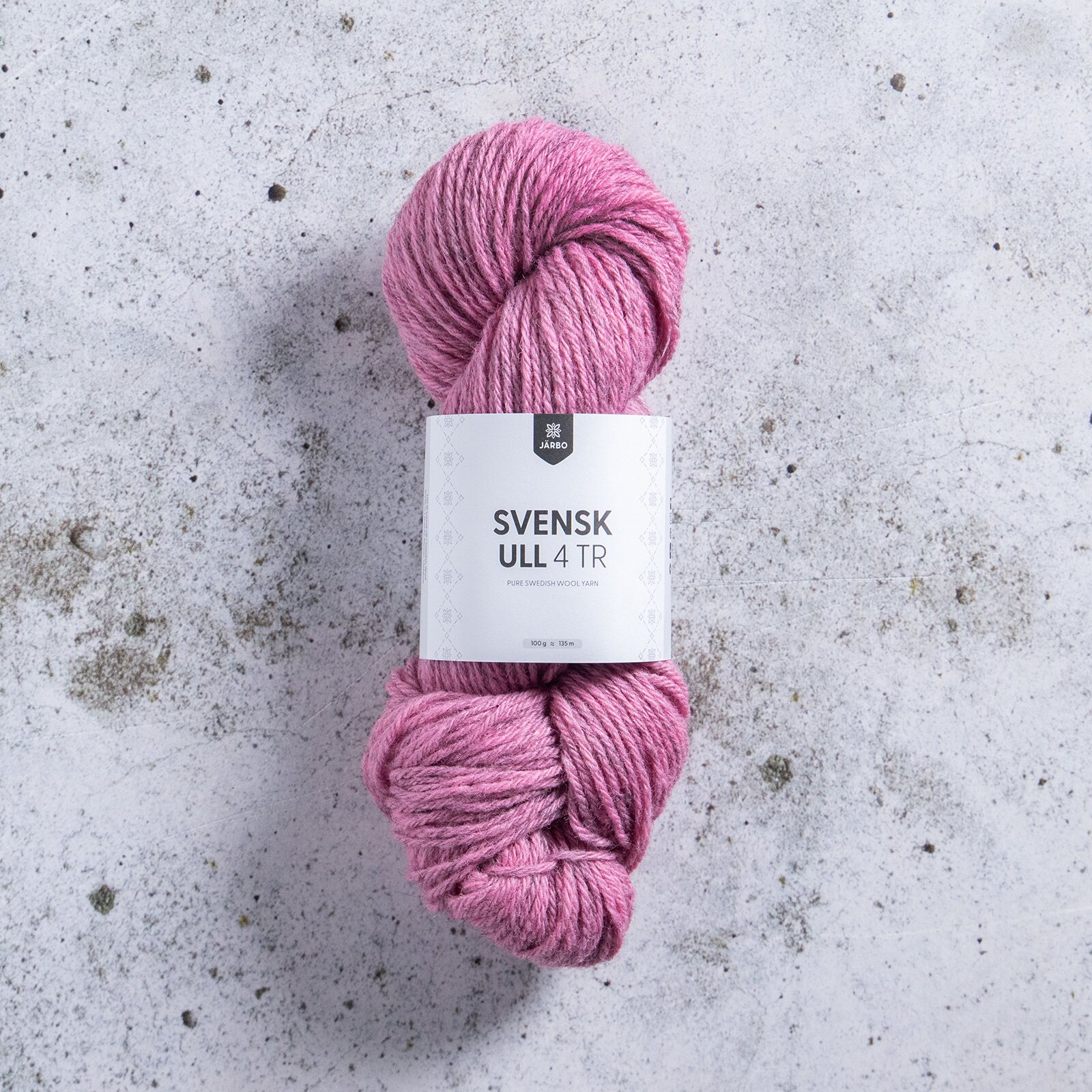 Järbo Garn Svensk Ull 4-säikeinen 59117 mårbacka pink