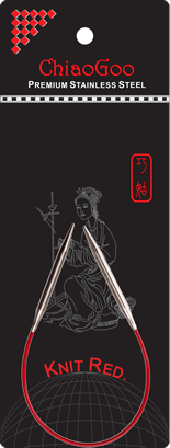 ChiaoGoo Knit Red pyöröpuikot 4,00mm 23cm