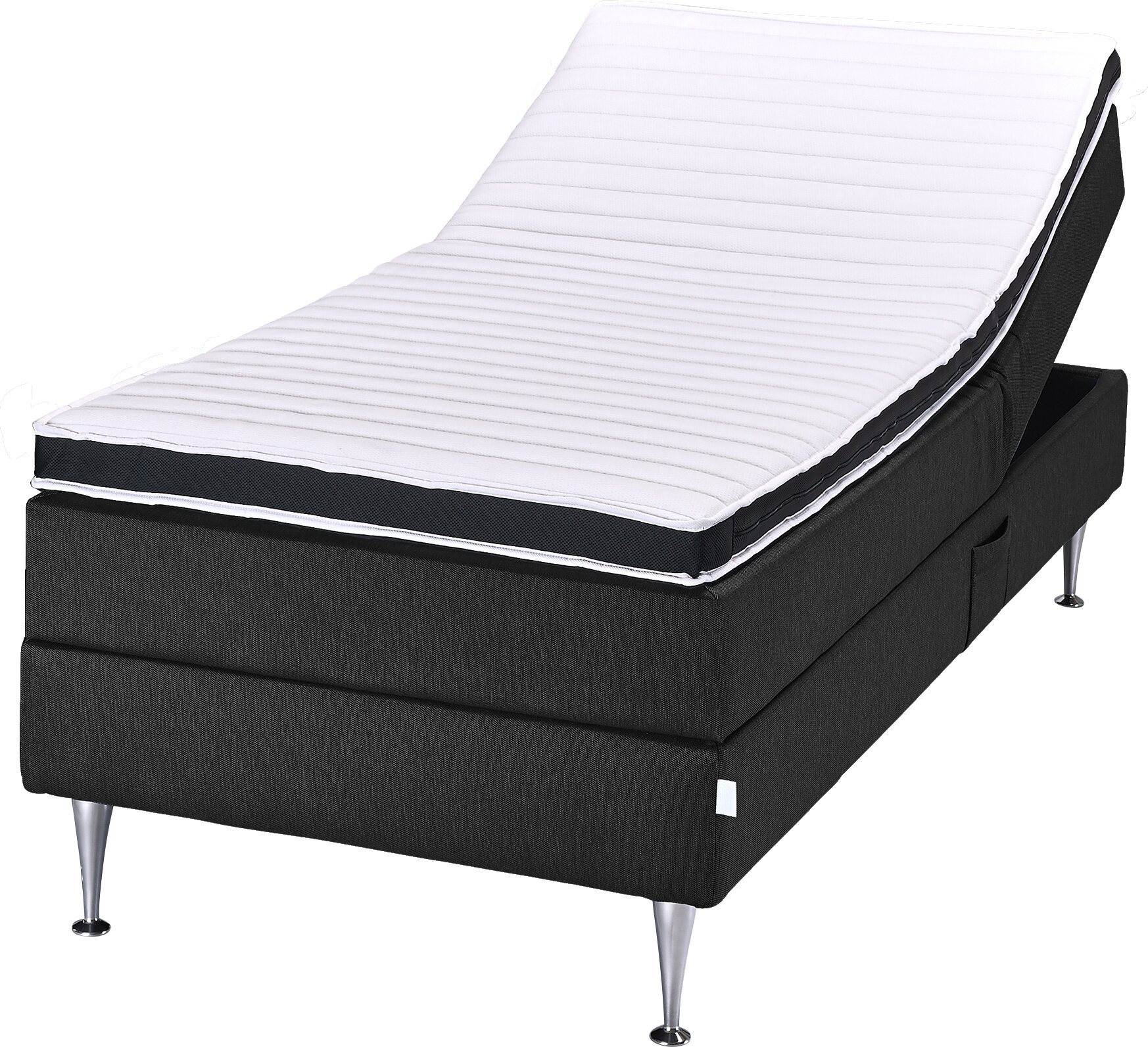 Talviunille Otso moottorisänky 90x200cm. Sijauspatjalla tai ilman. Black