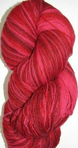 Aade Lõng Vironvilla 8/2 vyyhti monivärinen Red2 n. 250g