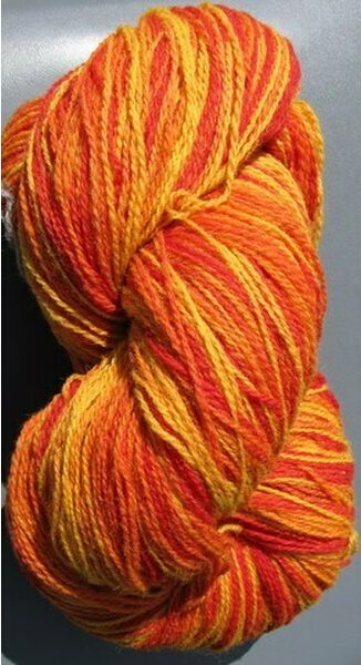 Aade Lõng Vironvilla 8/2 vyyhti monivärinen Flame n. 270g