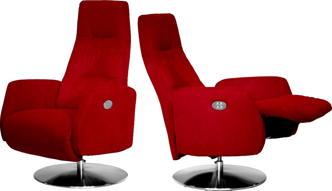 Huonekalukeidas-mallisto Chris, Slimline-Mekanismituoli. Sähkösäätöinen. Punainen 211