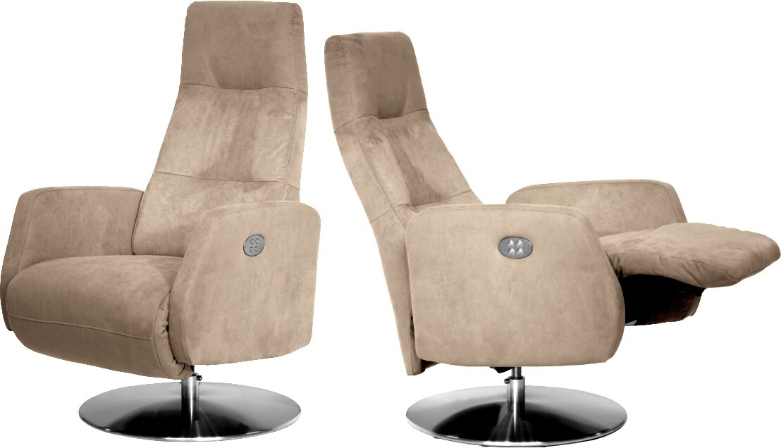 Huonekalukeidas-mallisto Chris, Slimline-Mekanismituoli. Sähkösäätöinen. Latte 124