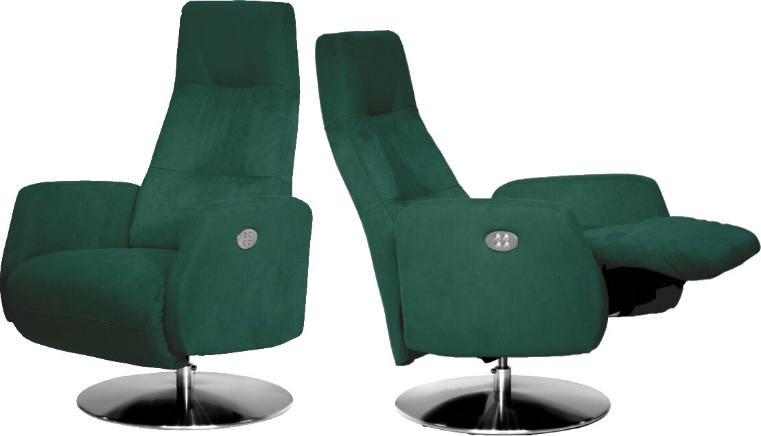 Huonekalukeidas-mallisto Chris, Slimline-Mekanismituoli. Sähkösäätöinen. Vihreä 512