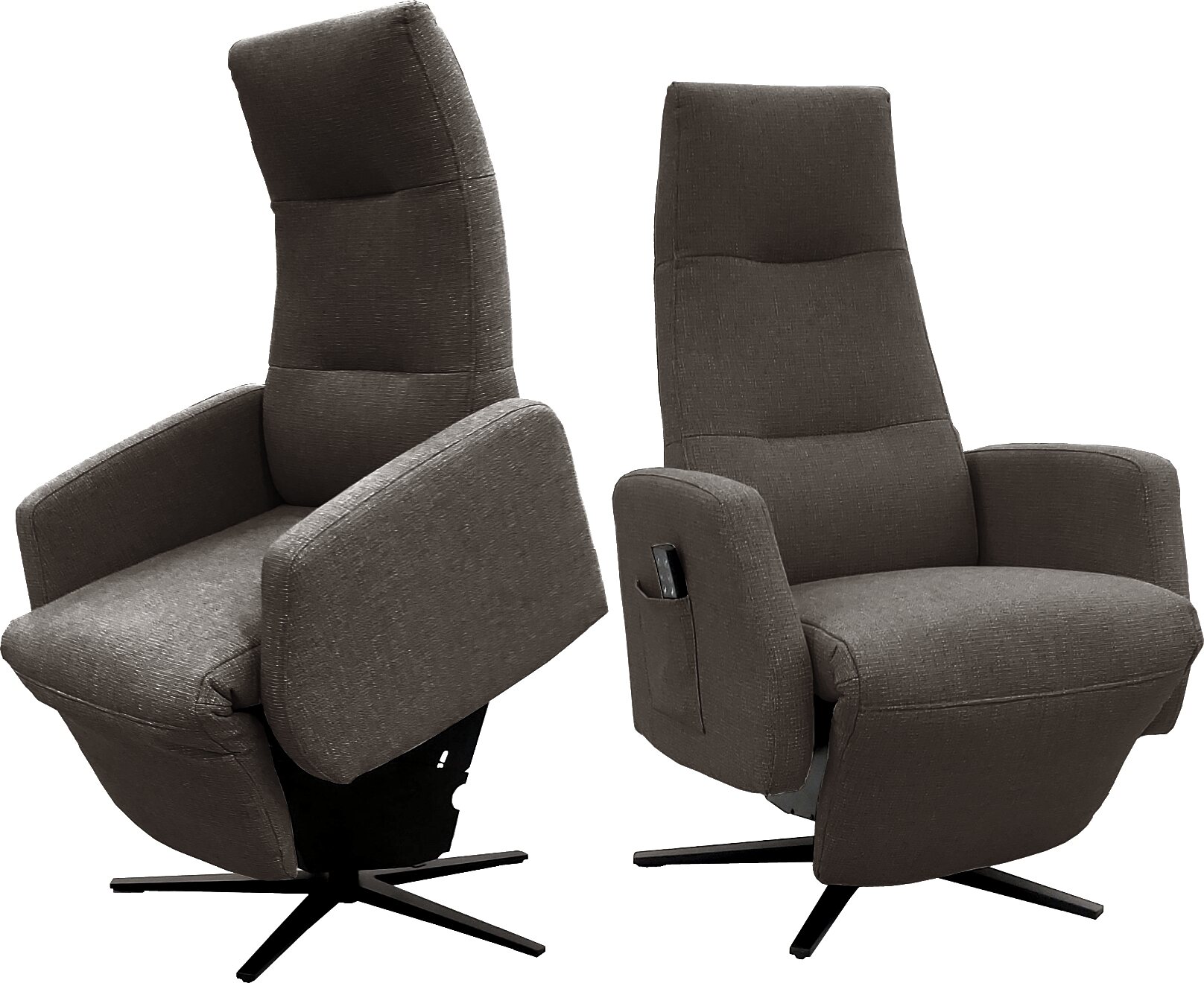 Huonekalukeidas-mallisto Park, Avustava Nostotuoli. Sähkösäätöinen. 991 Tumman Harmaa