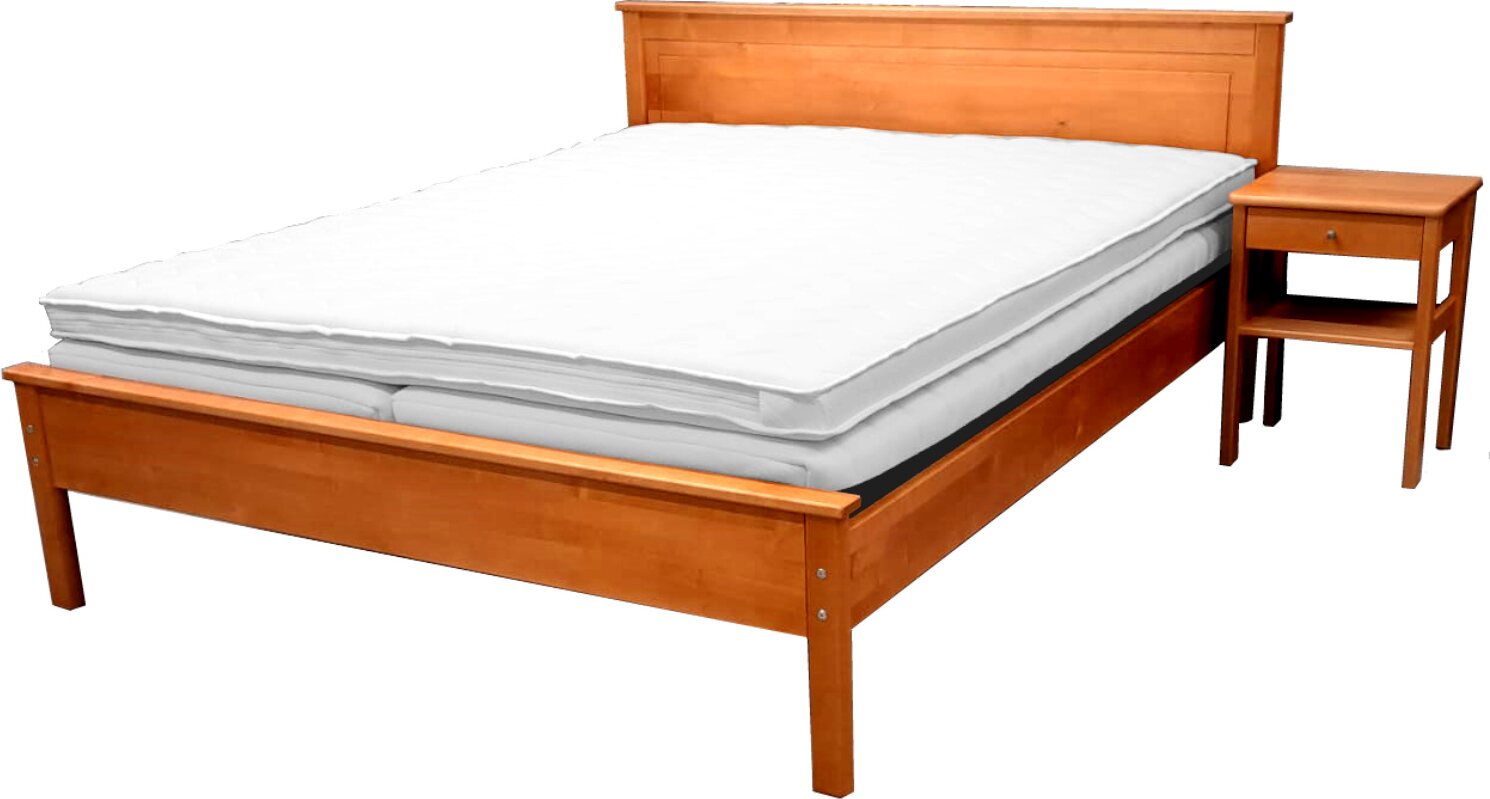 Huonekalukeidas-mallisto Sonaatti divaanisänky 160x200cm. Kontio joustinpatjat. Ohto sijauspatja. Paketti hintaan. Kirsikka