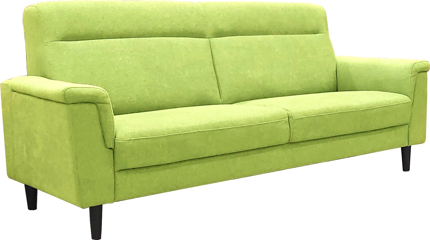 Huonekalukeidas-mallisto Rasmus 3-istuttava sohva Rodeo Lime 403