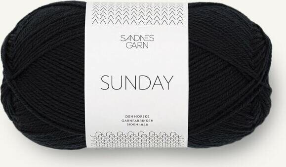 Sandnes Garn Sunday 1099 musta