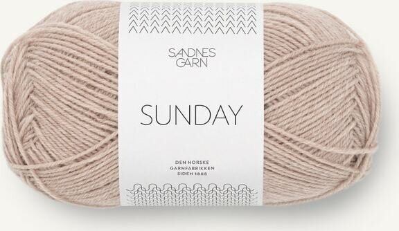 Sandnes Garn Sunday 2650 beige meleerattu