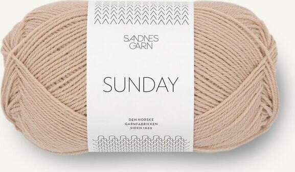 Sandnes Garn Sunday 3021 vaalea beige