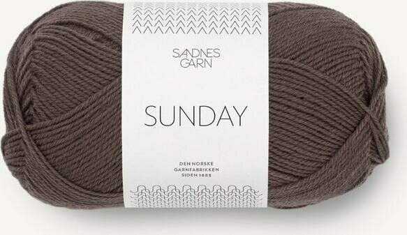 Sandnes Garn Sunday 3880 tumma suklaanruskea