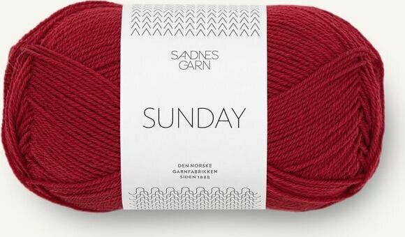 Sandnes Garn Sunday 4236 syvä punainen