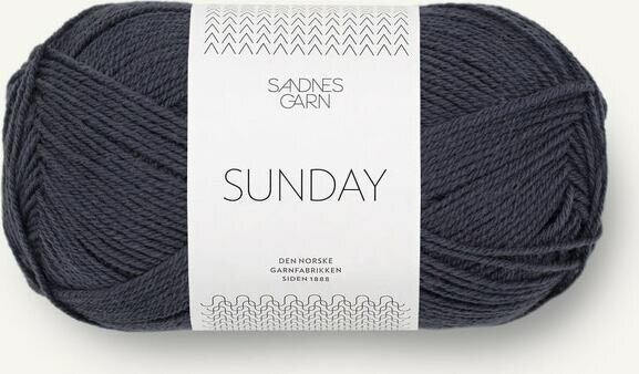 Sandnes Garn Sunday 6581 tumma harmaan sininen