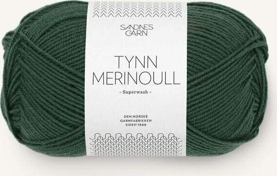 Sandnes Garn Tynn Merinoull 8581 Dyp skoggrønn