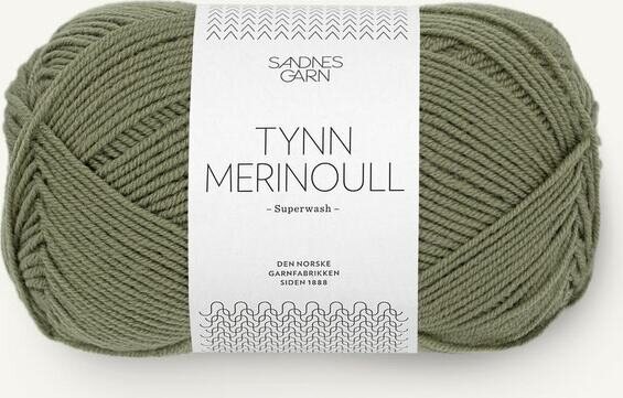 Sandnes Garn Tynn Merinoull 9551 Støvet mosegrønn