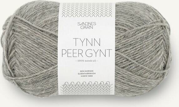 Sandnes Garn Tynn Peer Gynt 1042 Gråmelert