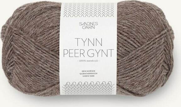 Sandnes Garn Tynn Peer Gynt 2652 Mellombrun Melert