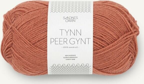 Sandnes Garn Tynn Peer Gynt 3535 Lys Kobberbrun