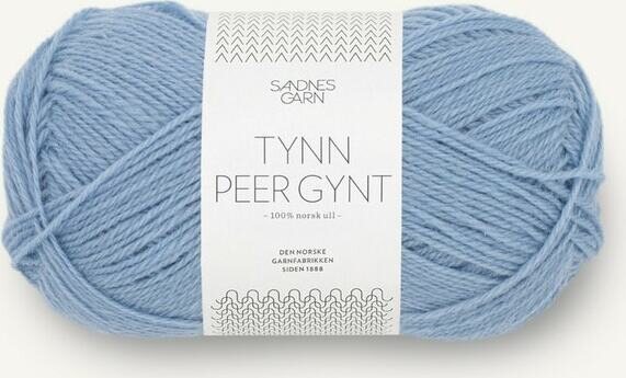Sandnes Garn Tynn Peer Gynt 6032 Blå Hortensia