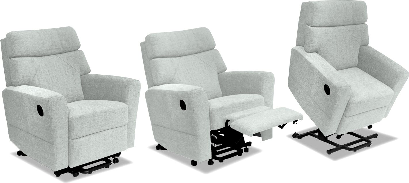 Huonekalukeidas-mallisto Herttua, avustava nostotuoli. Sähkösäätöinen. Toscana Leaf