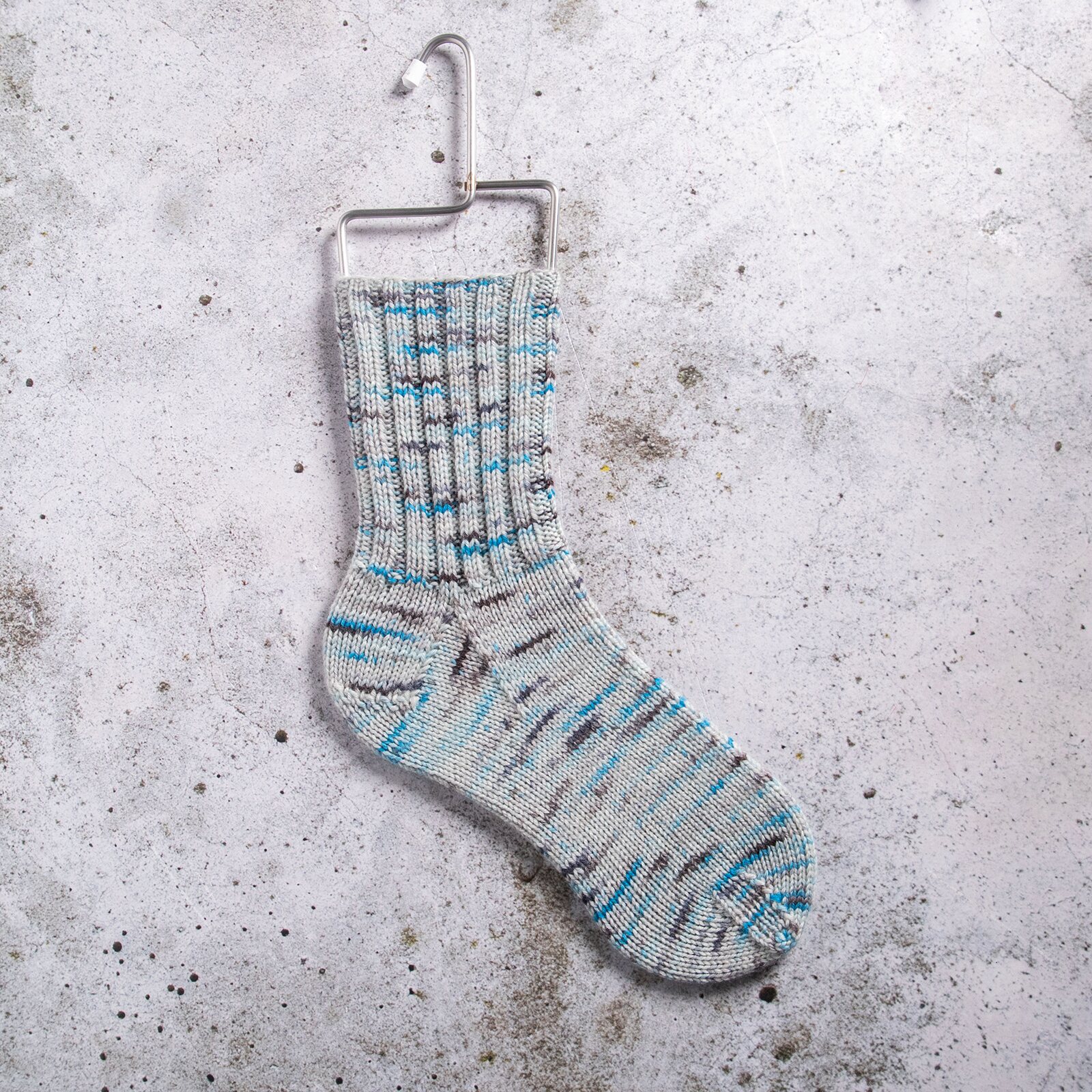 Järbo Garn Merino Raggi 75303 Black & aqua